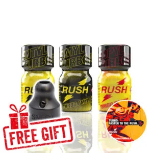 3x Rush Turbo 10ml