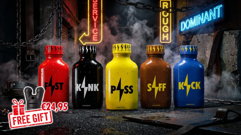 Kink Krew Party Pack 5 x 25ml + Gratis XTRM Leakproof Turbo Sniffer 1 Kink Krew Collection